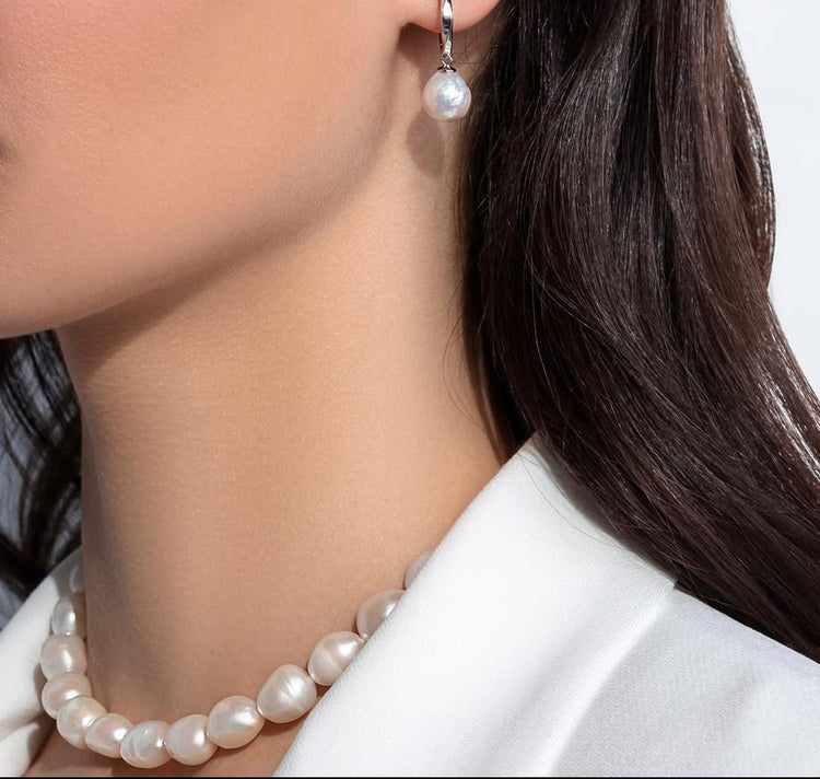 Pearl Necklace Baroque Pearls, Large