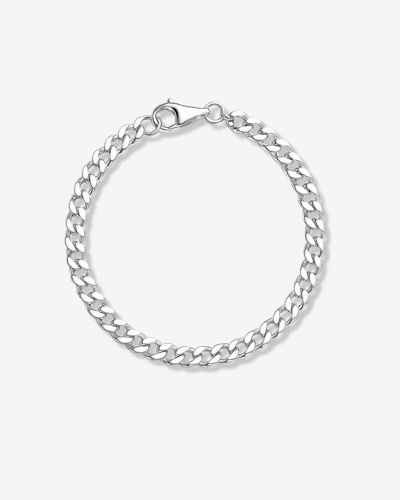 Armband med pansarkedja 5 mm bred, till herr