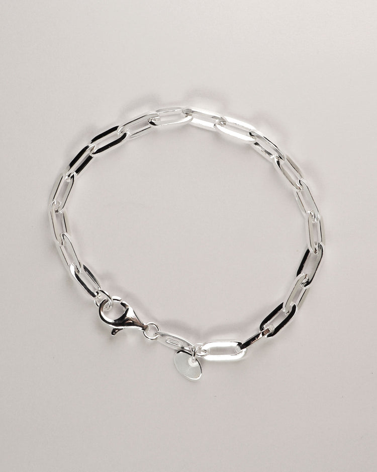 Mila Man Paperclip Chain Bracelet, Men's