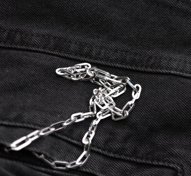 Mila Man Paperclip Chain Necklace, Men's