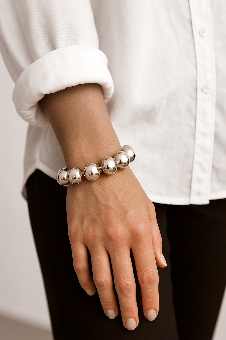 Happy Chunky Bracelet | 925 silver