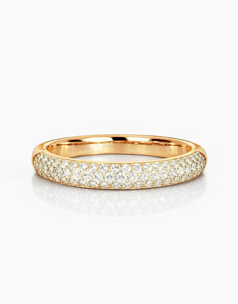 Star Pavéring Diamantring 0.48 ct, Vigselring / Förlovningsring | 18k. guld