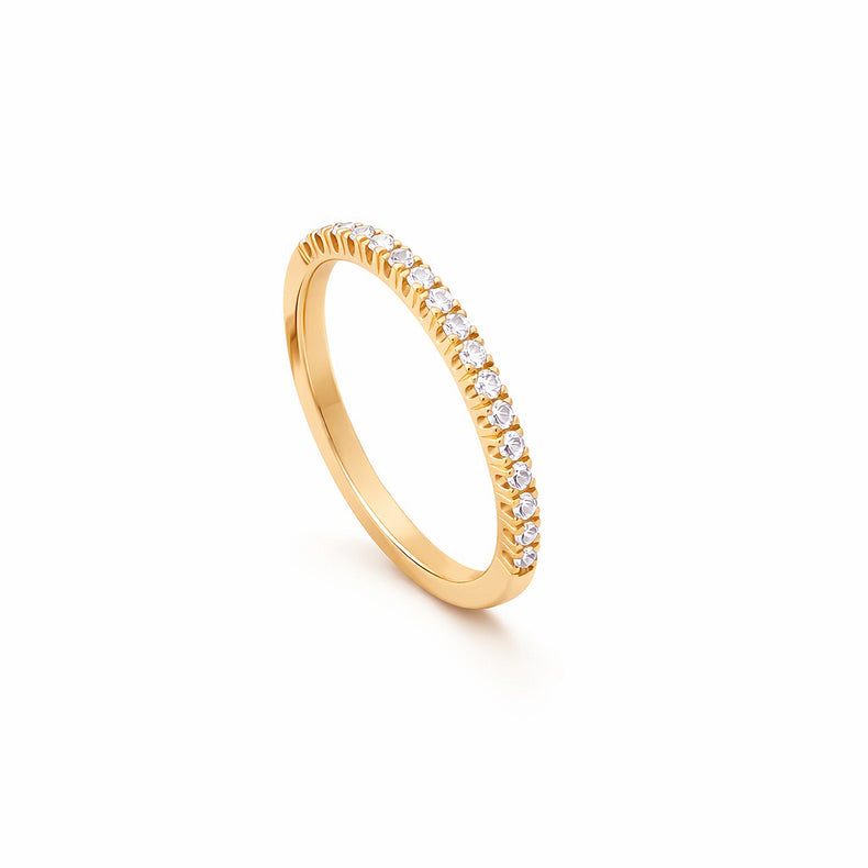 Sienna Wedding Ring 18k. gold with diamonds | Wedding ring / Engagement ring