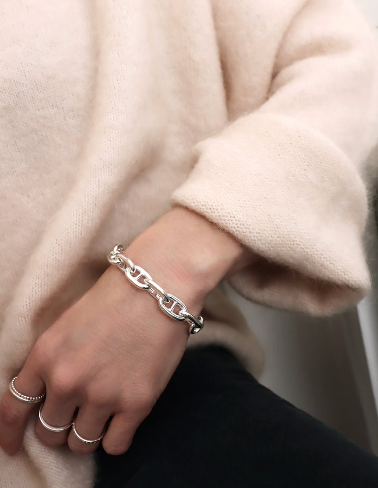 Anchor Chunky Chain bracelet | 925 silver