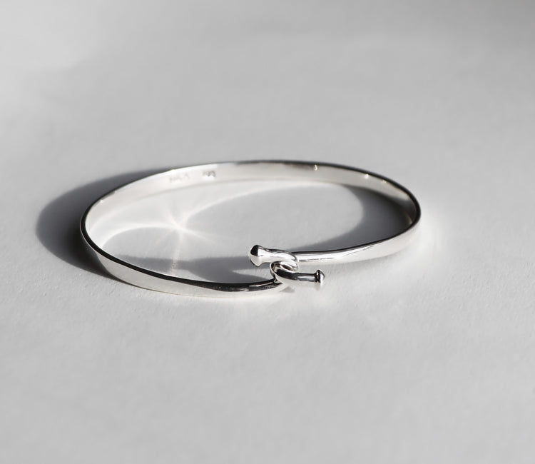 Silver bangle i 925 silver