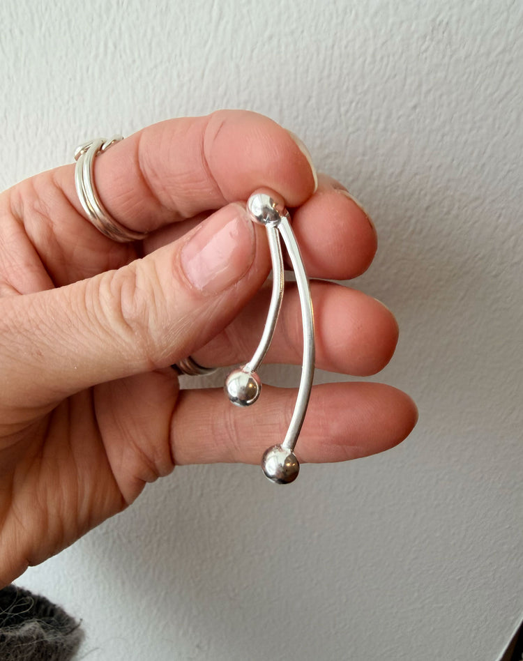 Sample Sale Bow örhängen | 925 silver