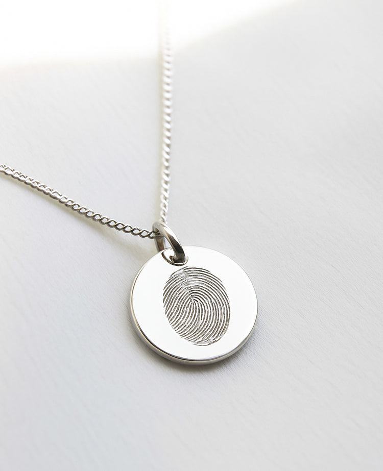Charm with your own fingerprint | 925 silver