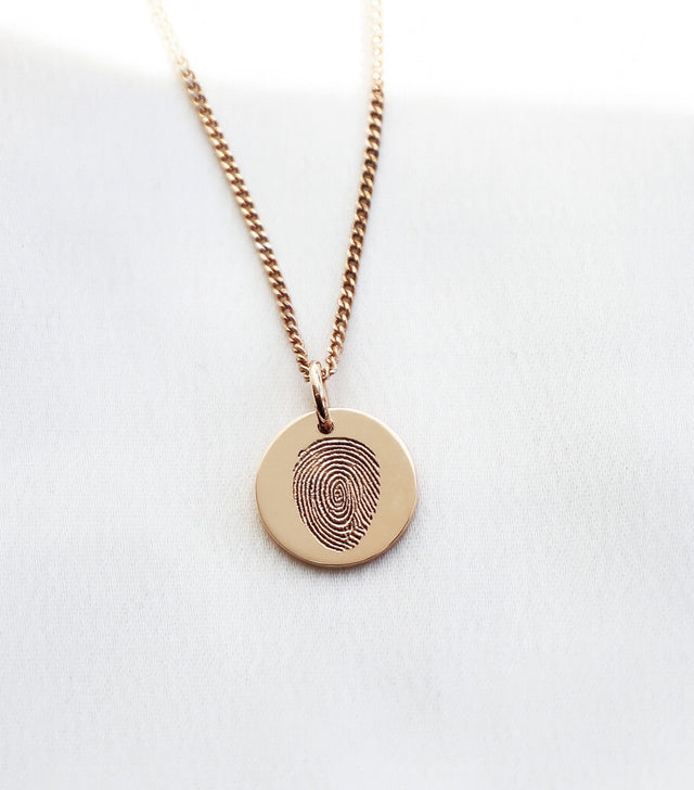 Charm with your own fingerprint | 18k Gold
