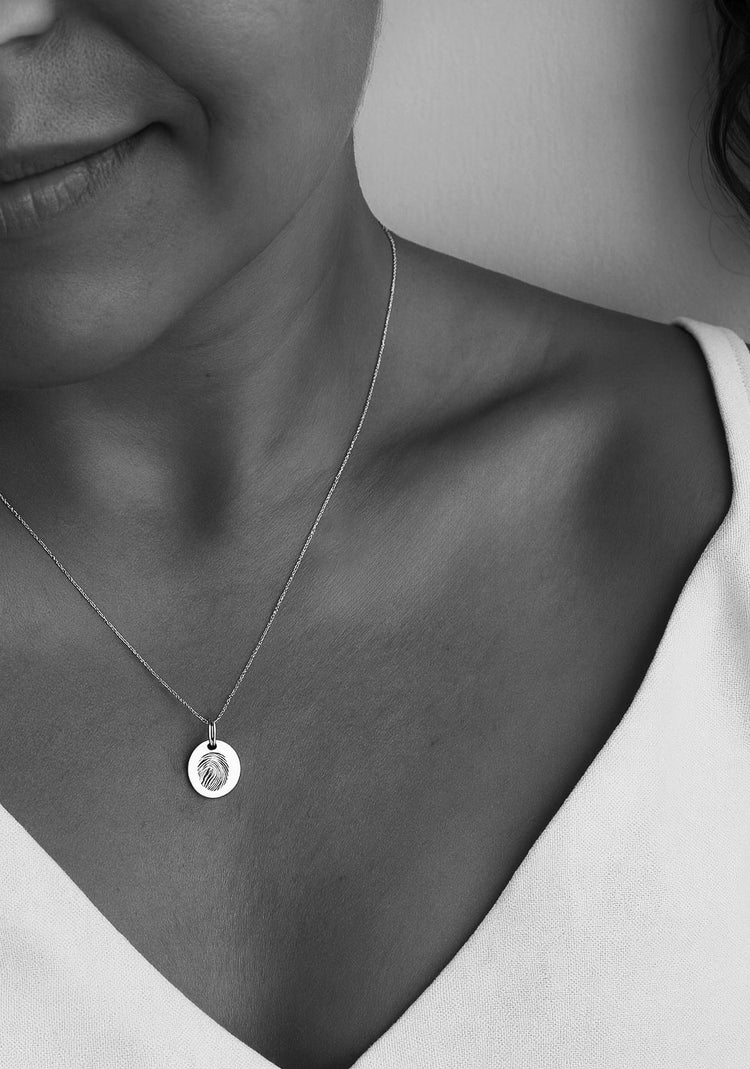 Charm with your own fingerprint | 18k Gold