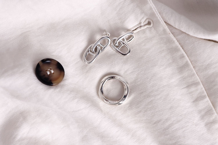 Chunky Anchor Chain Earrings | 925 silver