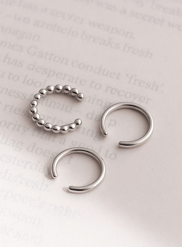 Amalia ear cuff, silver