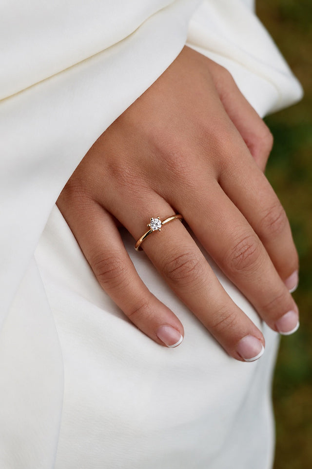 Julie 0.25 ct diamond ring, Wedding / Engagement ring | 18k. gold