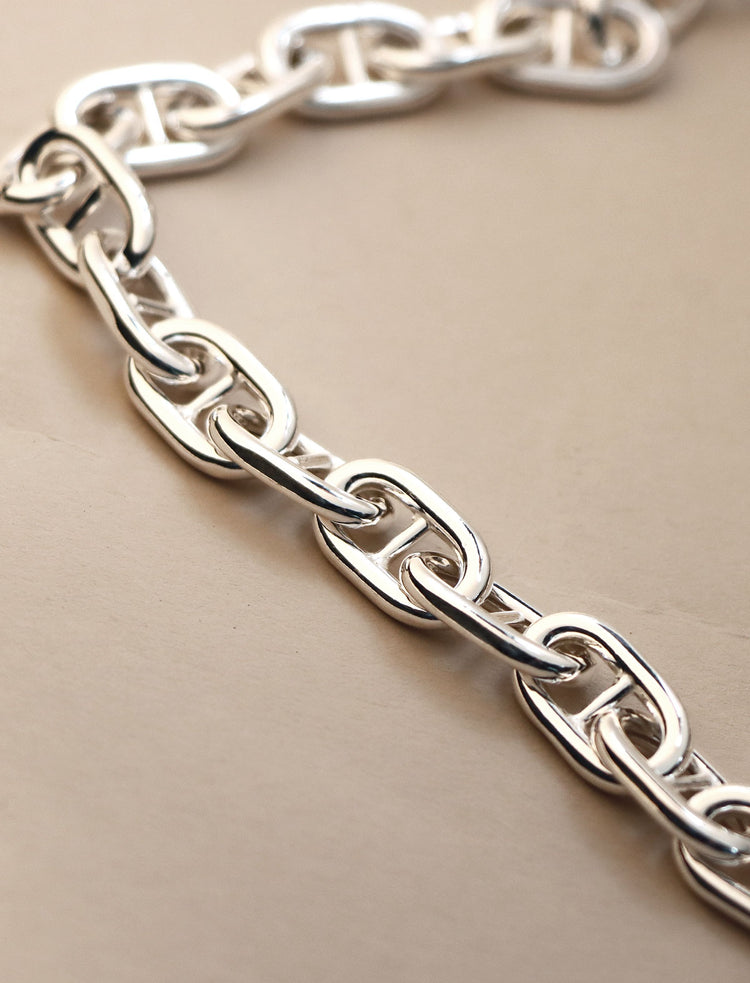 Anchor Chunky Chain Necklace | 925 silver