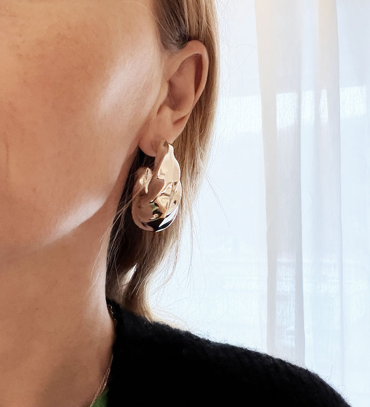 Sample Sale Baguette örhängen | 925 silver