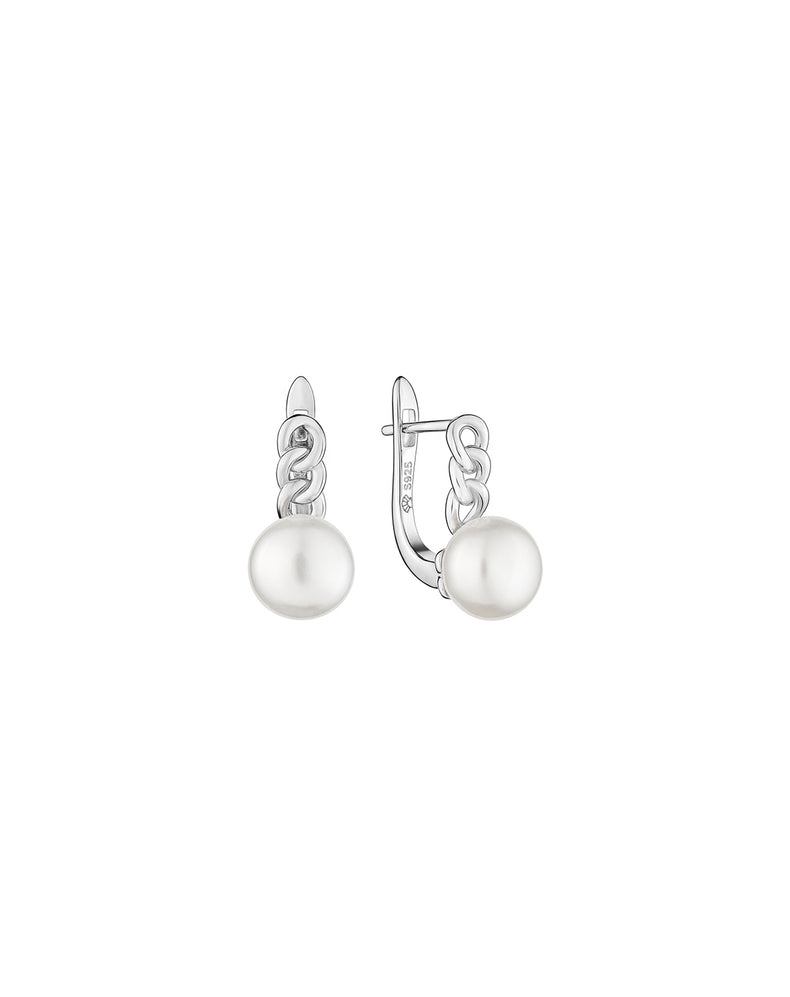 Pearl Chain Earrings