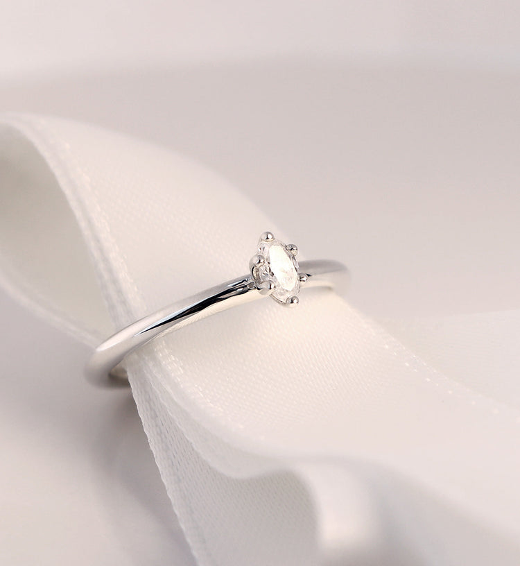 Wedding / Engagement Rings Couple, June + Elise Diamond Ring