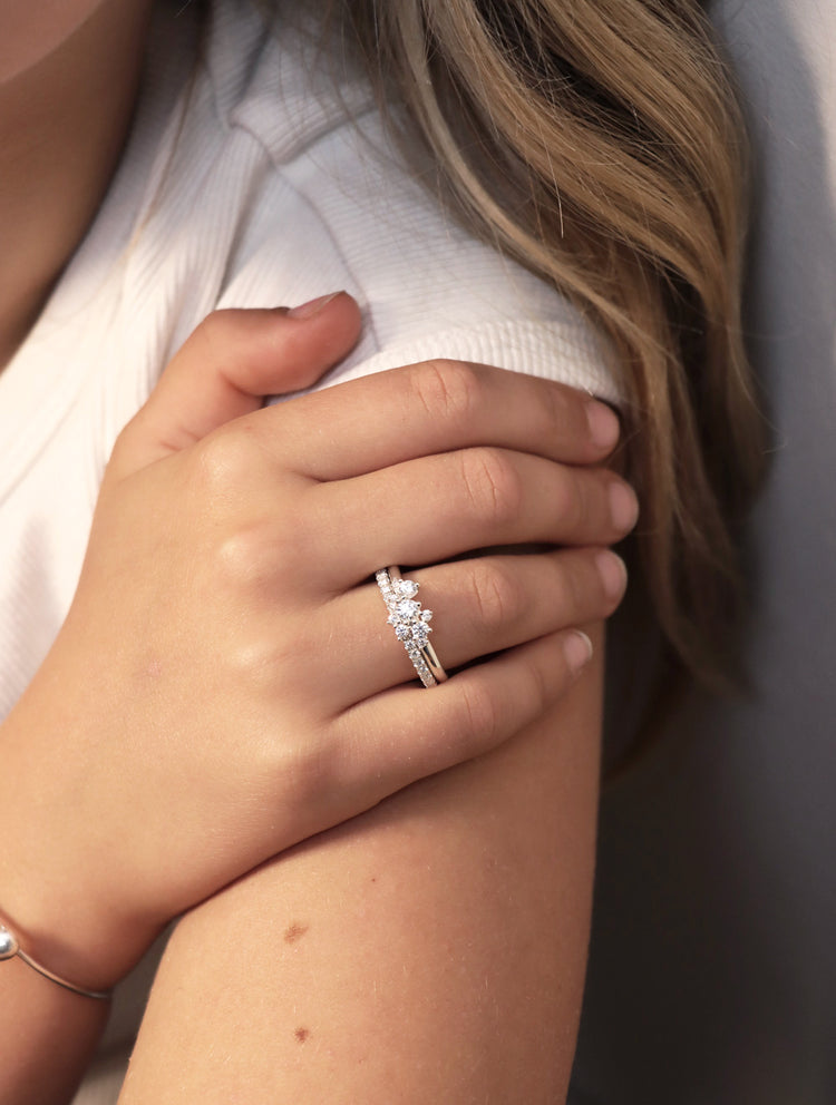 Wedding & Engagement Ring Couple Women, Celine + Elise