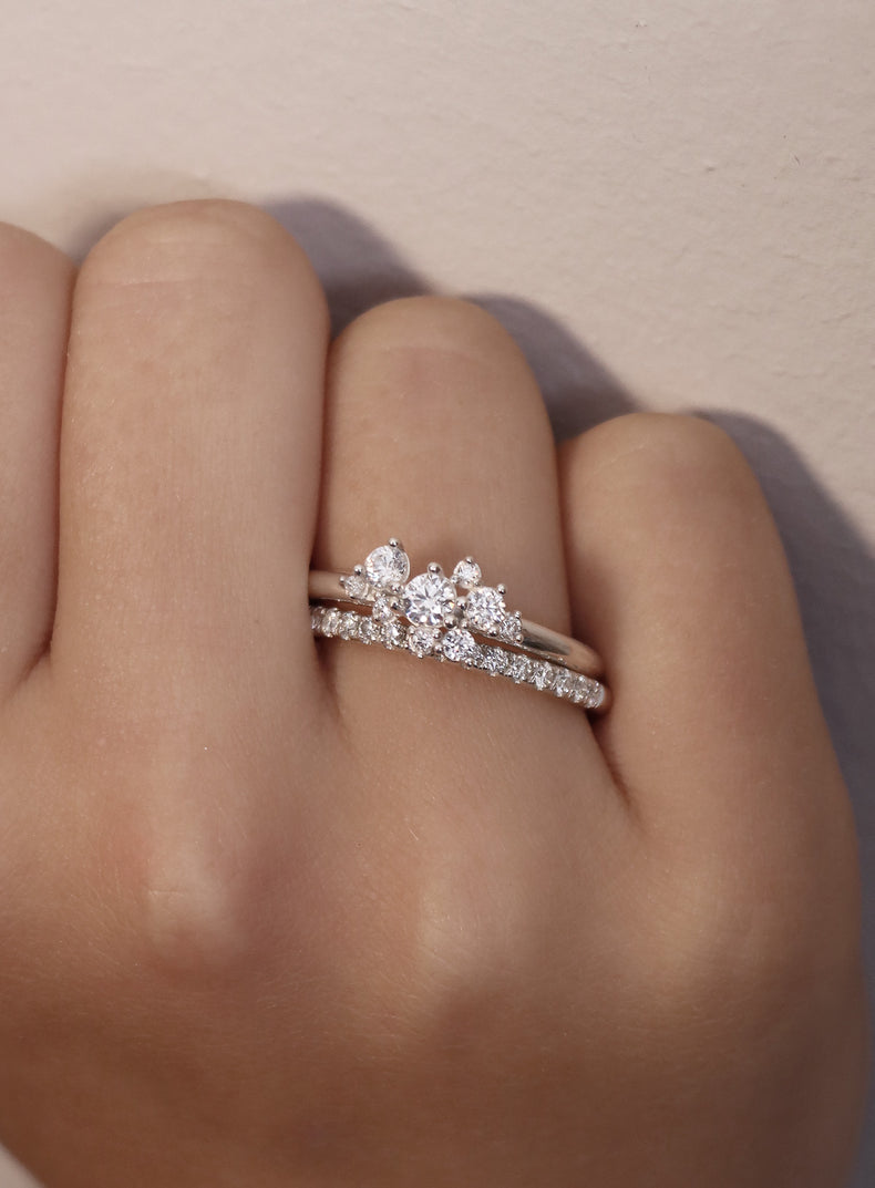 Wedding & Engagement Ring Couple Women, Celine + Elise