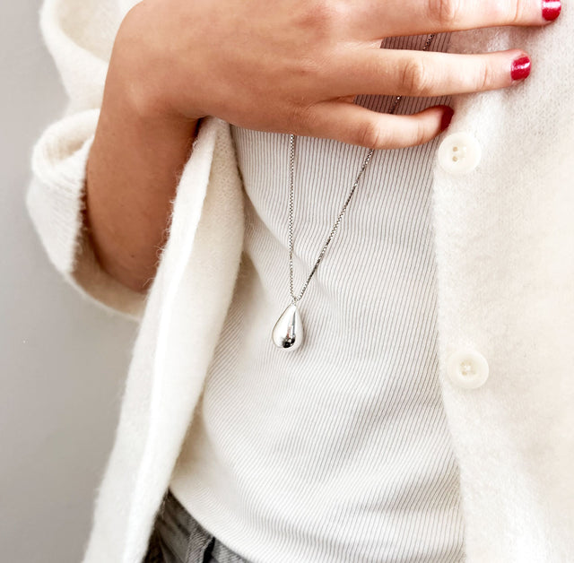 Drop Large Halsband | 925 silver