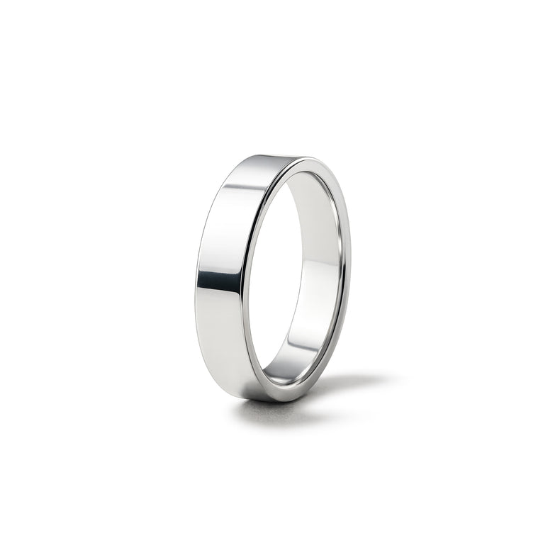 Men's wedding/engagement ring, silver ring 5 mm