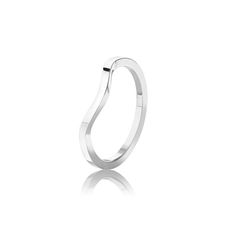 Line Förlovningsring silver