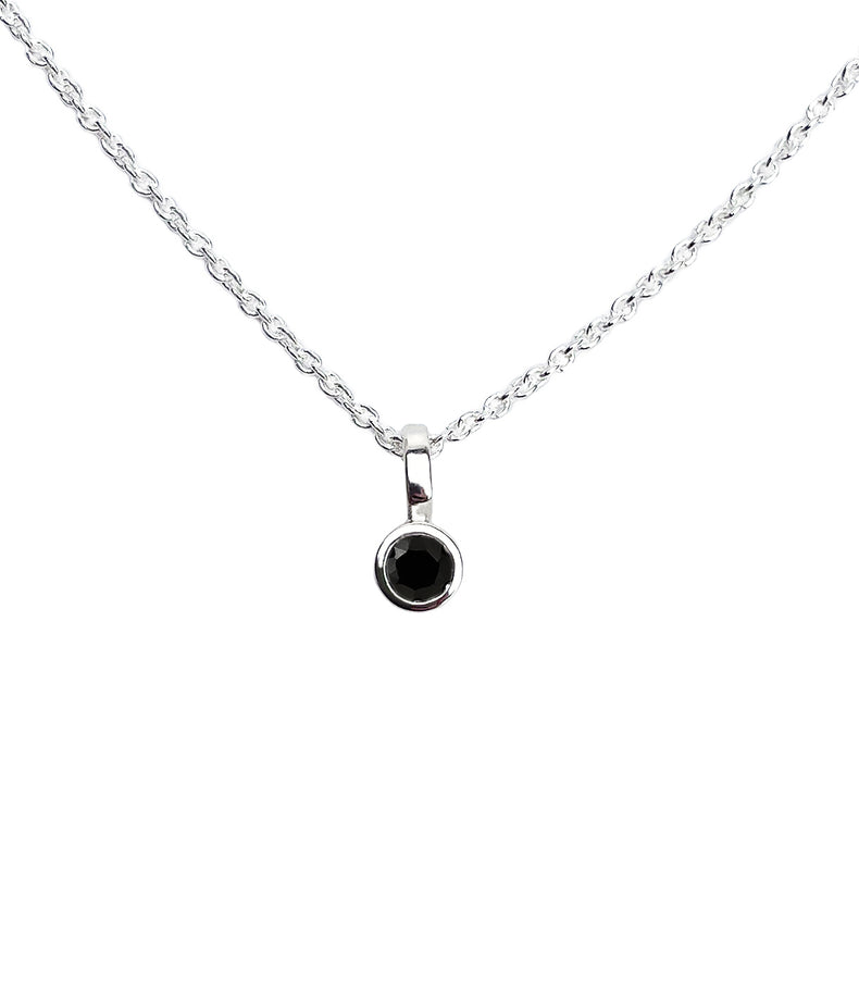 Minou Diamond necklace, Black diamond 0.10 ct