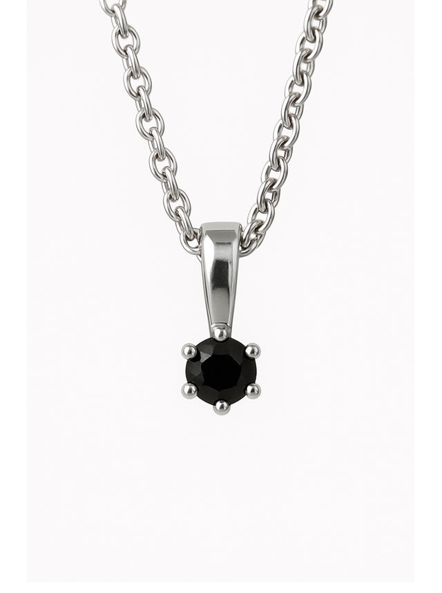Julie Diamond necklace, Black diamond