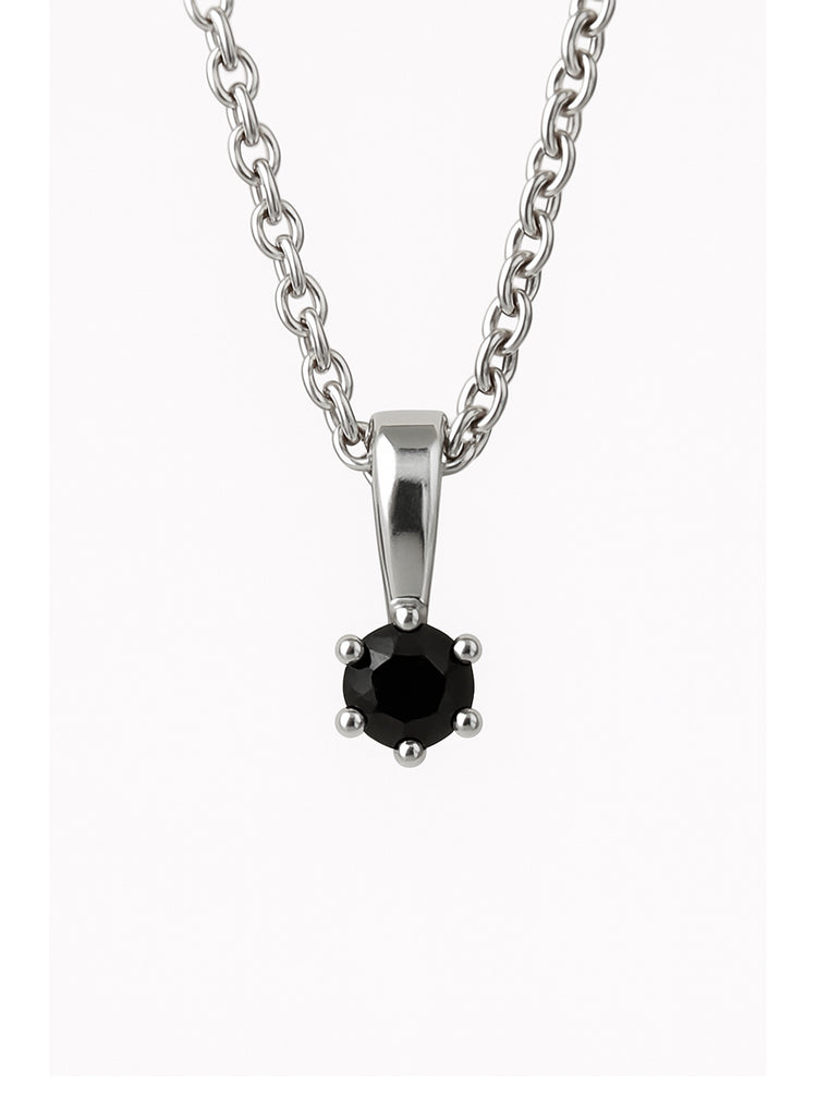 Julie Diamond necklace, Black diamond