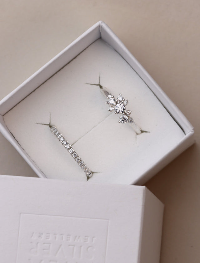 Wedding & Engagement Ring Couple Women, Celine + Elise