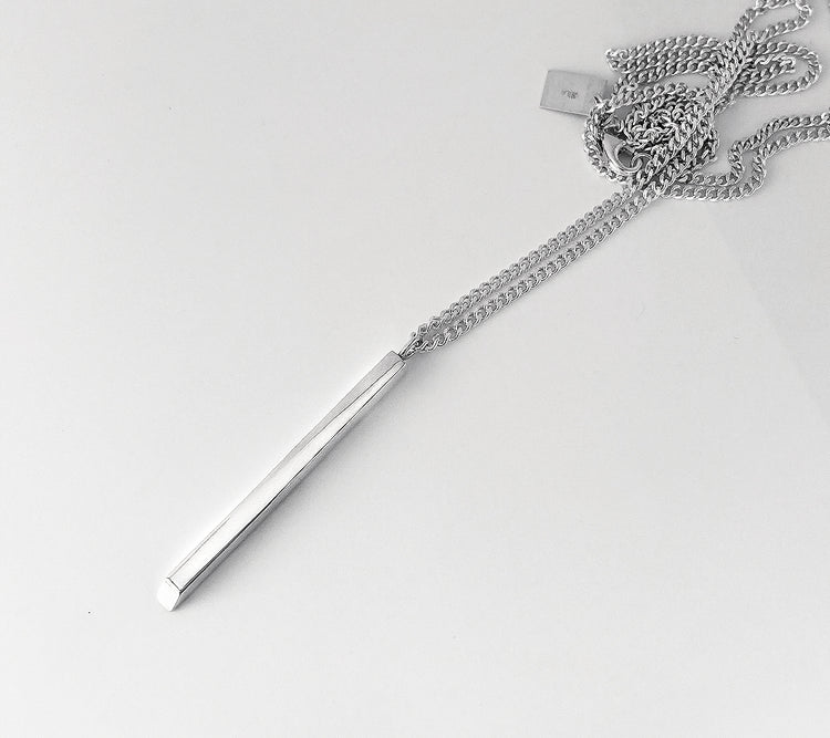 MILA MAN 45° Halsband silver - Mila Silver