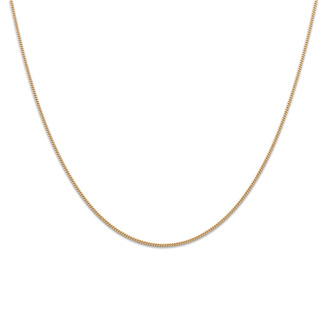 KEDJA Pansar 18k. guld, 45 cm - Mila Silver