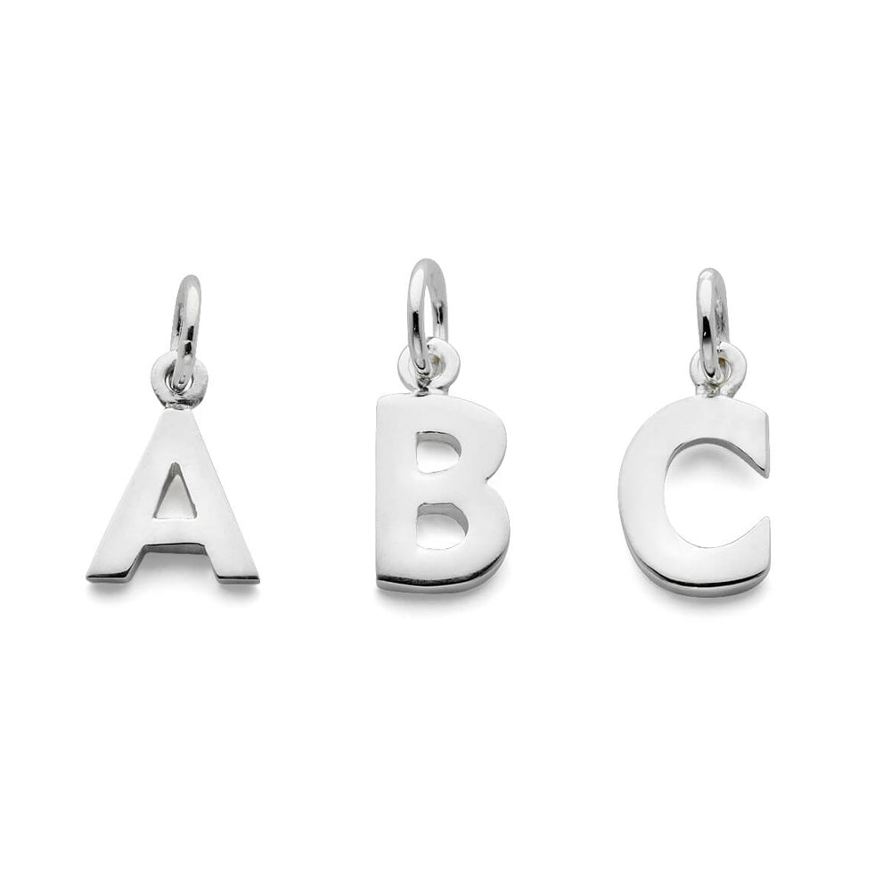 Men's letter necklace | Sterling silver | Mila Silver
