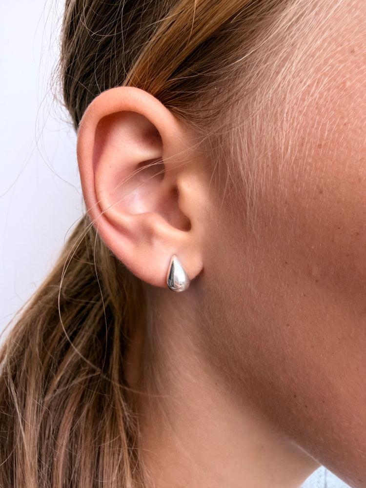 Drop Mini Silver Earrings
