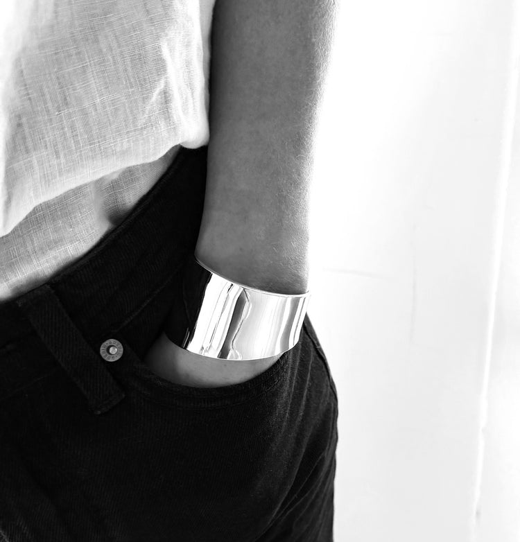 Arc Statement Cuff | 925 Silver