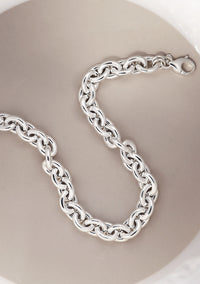 Tjock silverkedja 18 mm bred, chunky silver chain i 925 silver. 