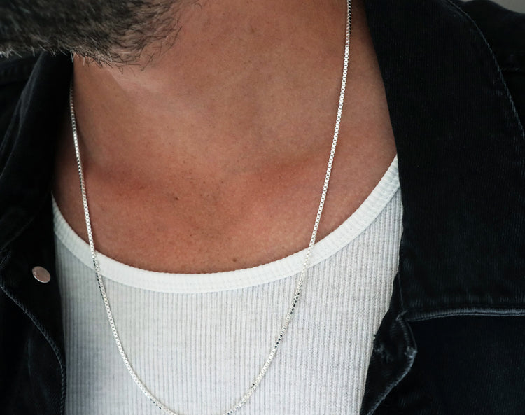 Mila Man Chain Venezia 1.5 mm Necklace silver, Men