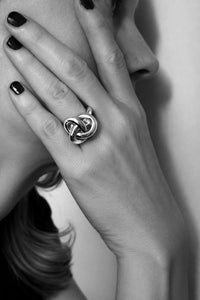 3 in One Fat Knot ring | 925 silver