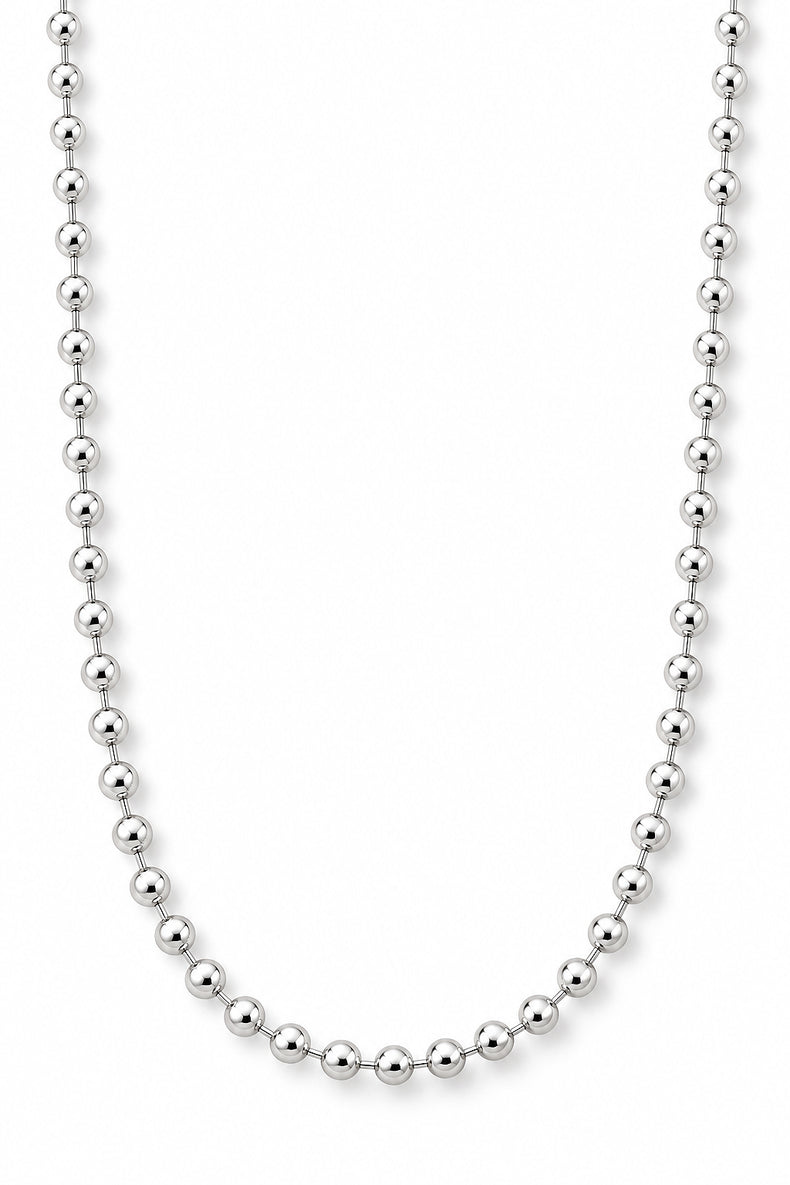 Bubble Chain Necklace | Ball chain 5 mm | 925 silver