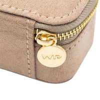 Smyckeskrin Ringar, Beige Suede