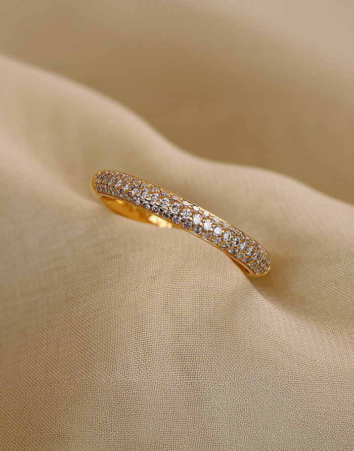 Star Pavéring Diamantring 0.48 ct, Vigselring / Förlovningsring | 18k. guld