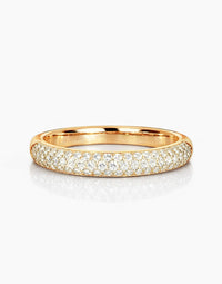 Star Pavéring Diamantring 0.48 ct, Vigselring / Förlovningsring | 18k. guld