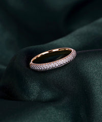 Star Pavéring Diamantring 0.48 ct, Vigselring / Förlovningsring | 18k. guld