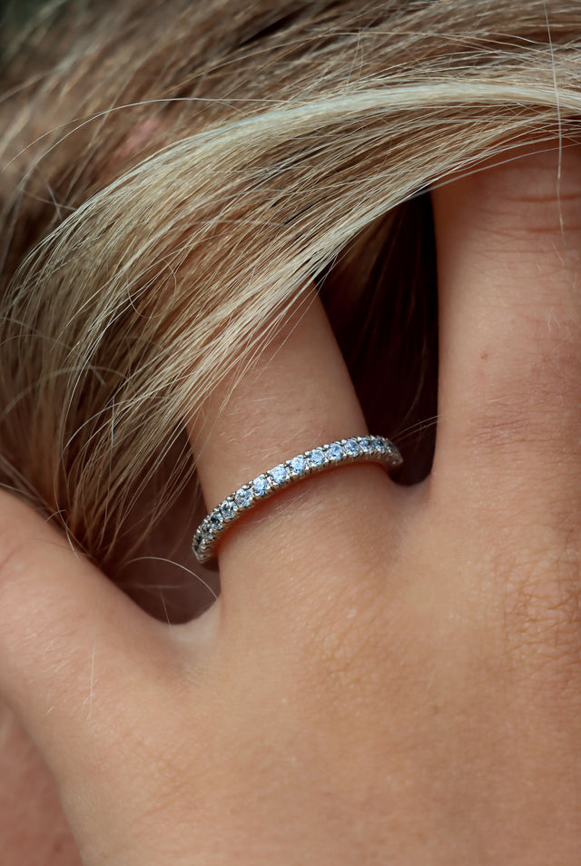 Sienna Alliance Ring Wedding/Engagement Ring | Diamond 0.32 ct