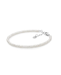 Pearl bracelet, Button freshwater pearls narrow
