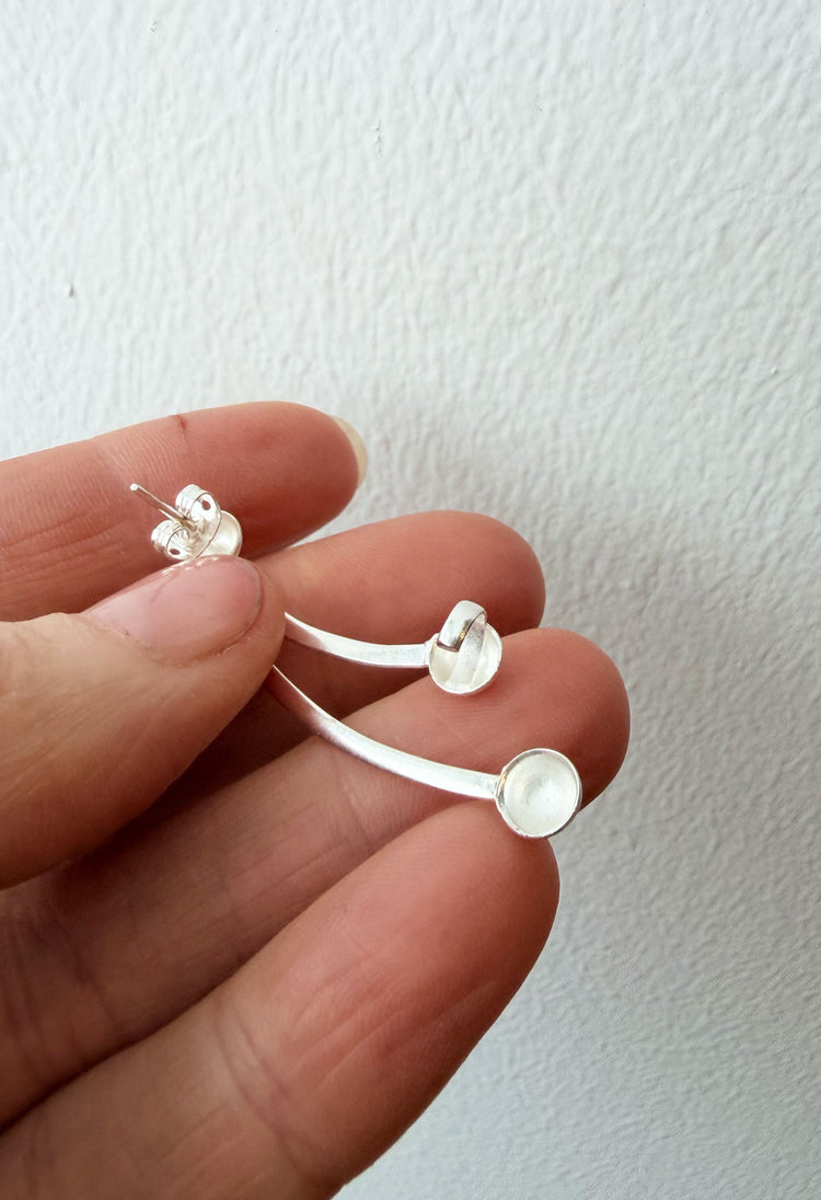 Sample Sale Bow örhängen | 925 silver