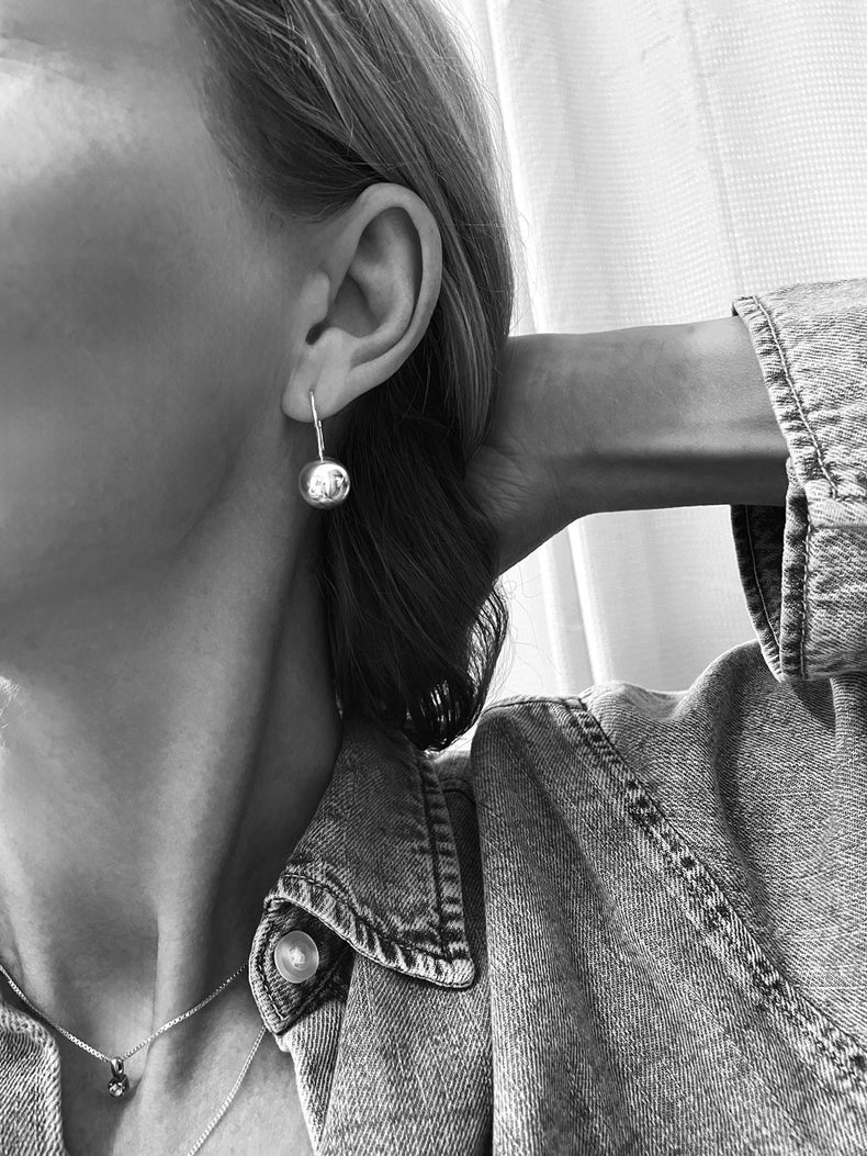 Happy Bead earrings | 925 Silver
