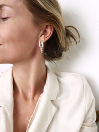 Chunky Anchor Chain Earrings | 925 silver