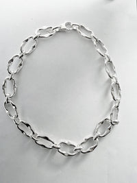Sample Sale Chunky Chain organic halsband | 925 silver