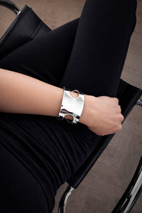 Curved Cuff armband | 925 silver
