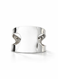 Curved Cuff armband | 925 silver